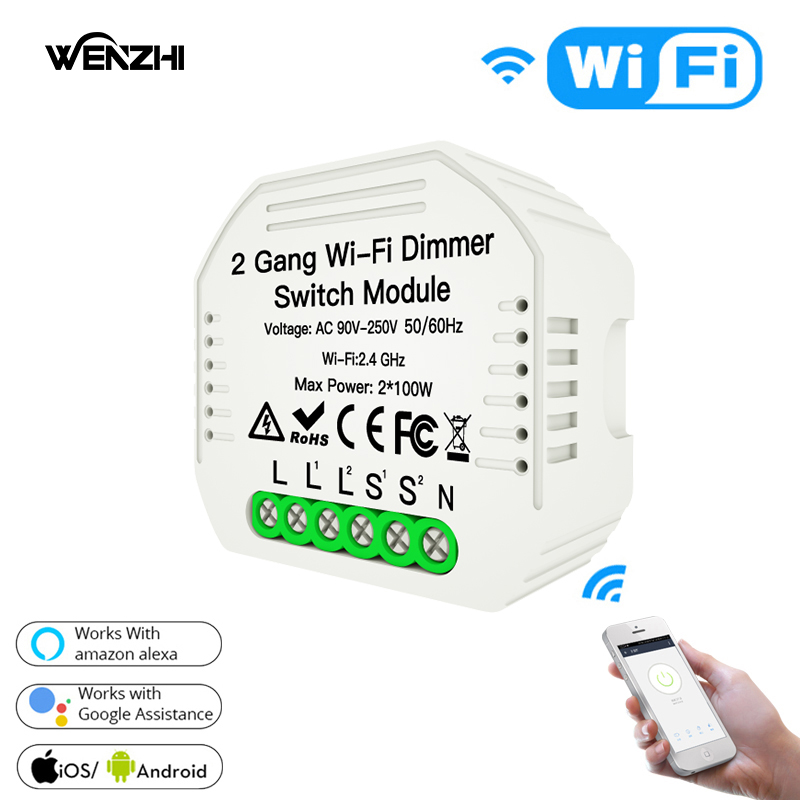 2Gang Wifi Dimmer Light Switch – обзор и цена Home Improvement And Diy