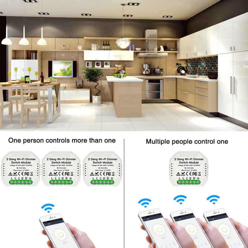 2Gang Wifi Dimmer Light Switch – обзор и цена Home Improvement And Diy
