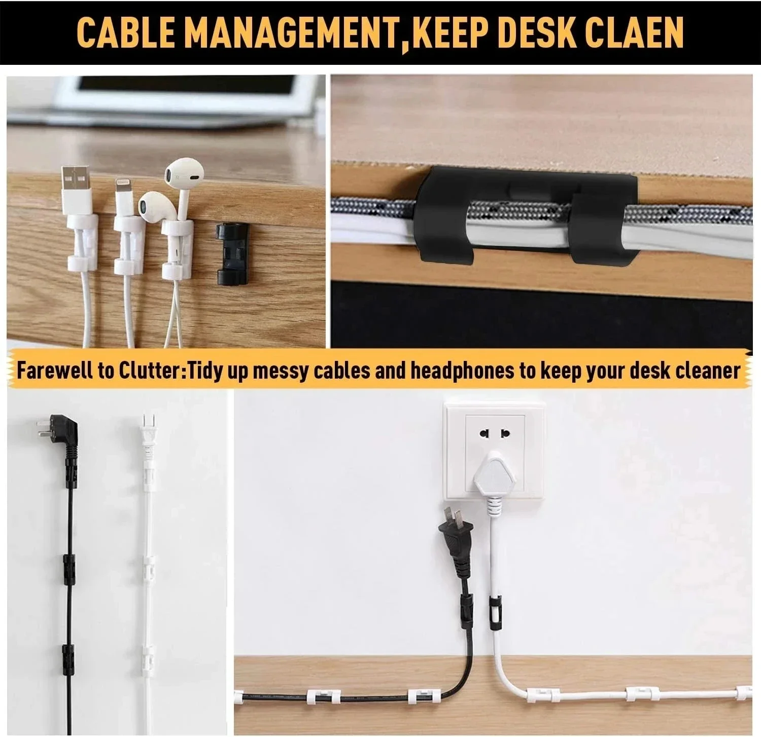Cable Clips Organizer Drop Wir – обзор и цена Cable Staple Clip