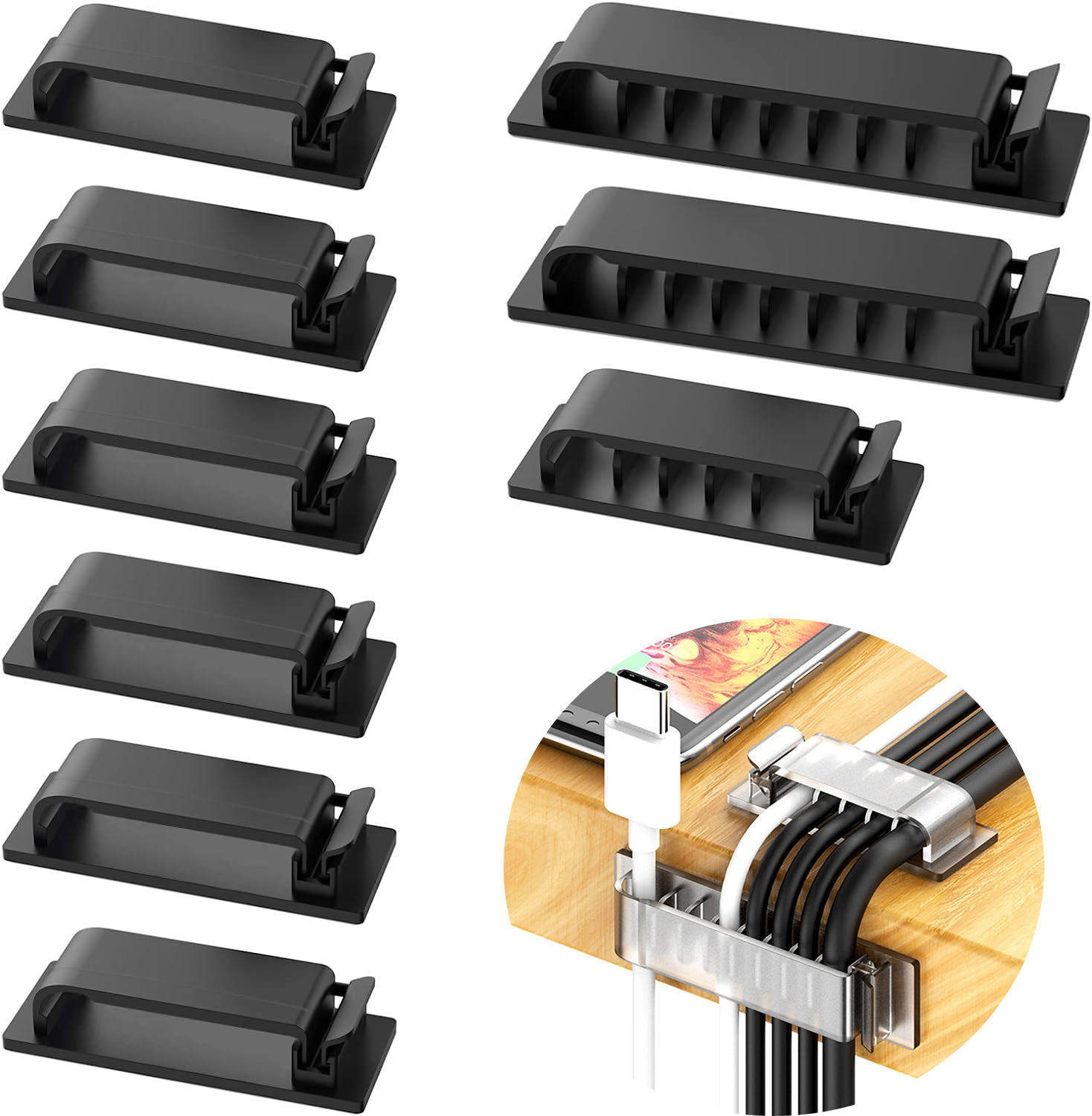 Cable Organizer Self Adhesive  – обзор и цена Cable Staple Clip