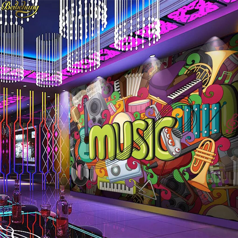 Custom Mural Wallpaper 3D Graf – обзор и цена Home Improvement Music