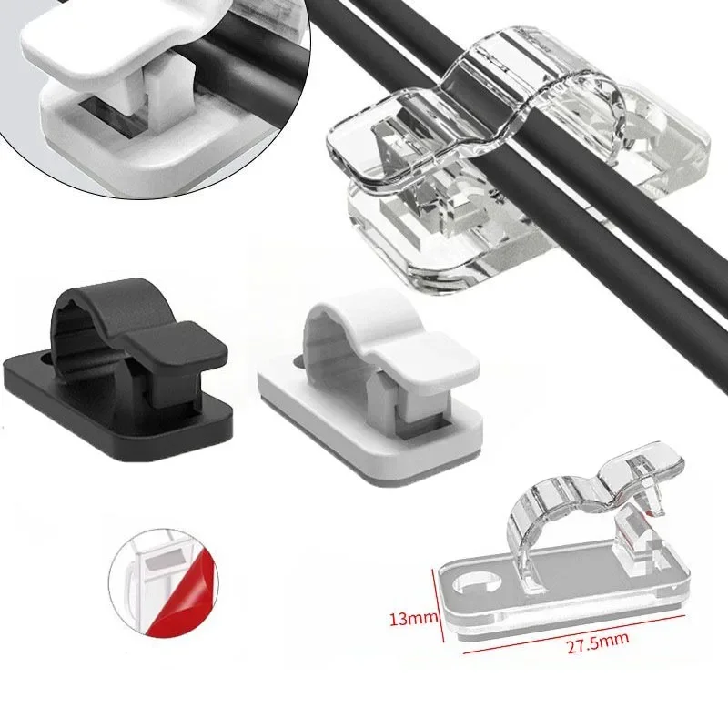 10/50Pcs Self Adhesive Cable C – обзор и цена Cable Staple Clip