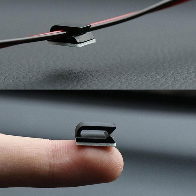 20pcs Self-adhesive Car Fixed  – обзор и цена Cable Staple Clip