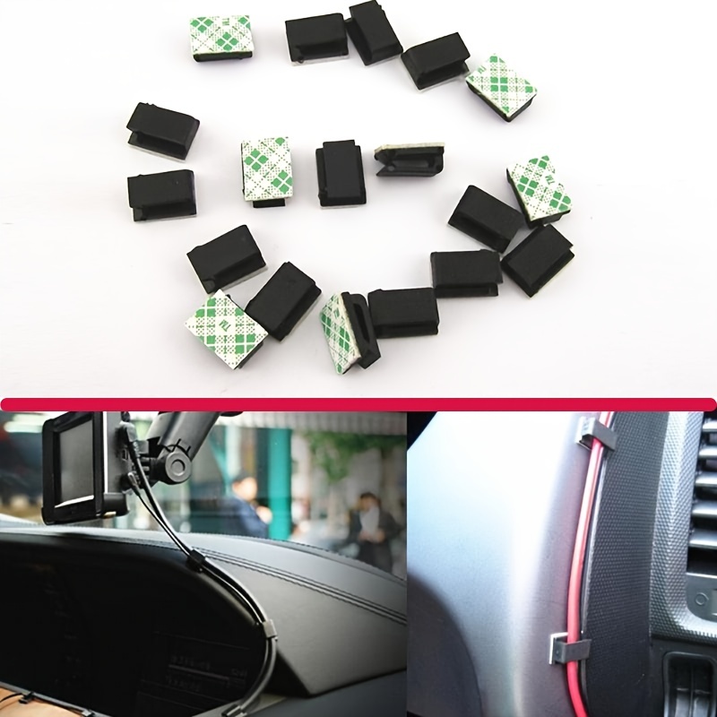 20pcs Self-adhesive Car Fixed  – обзор и цена Cable Staple Clip