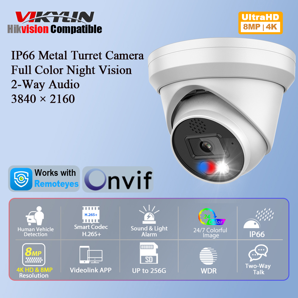 Vikylin 4K 8MP Alarm Full Colo – обзор и цена Home Improvement Noise