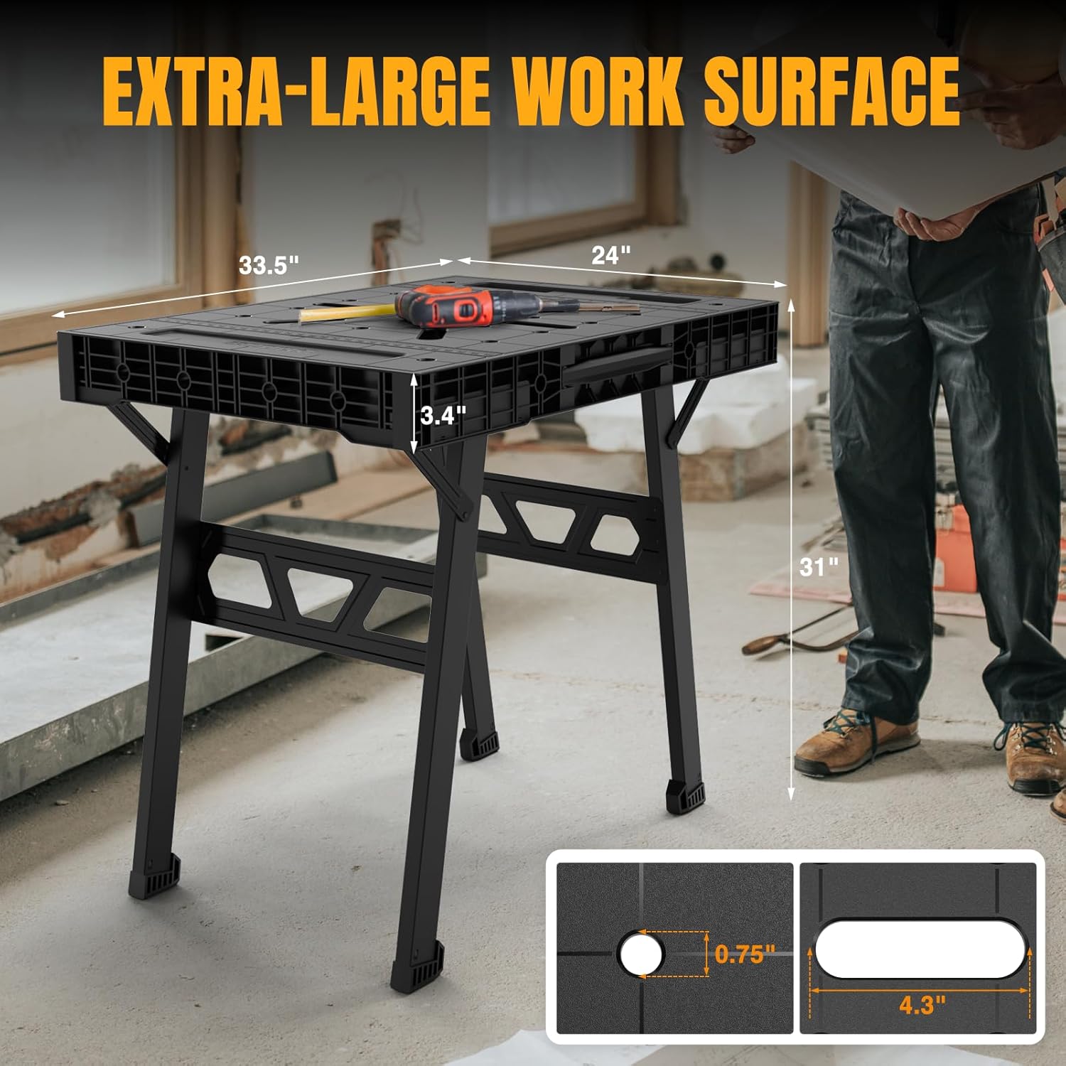 Folding Workbench with 1650 Lb – обзор и цена Home Improvement And Diy