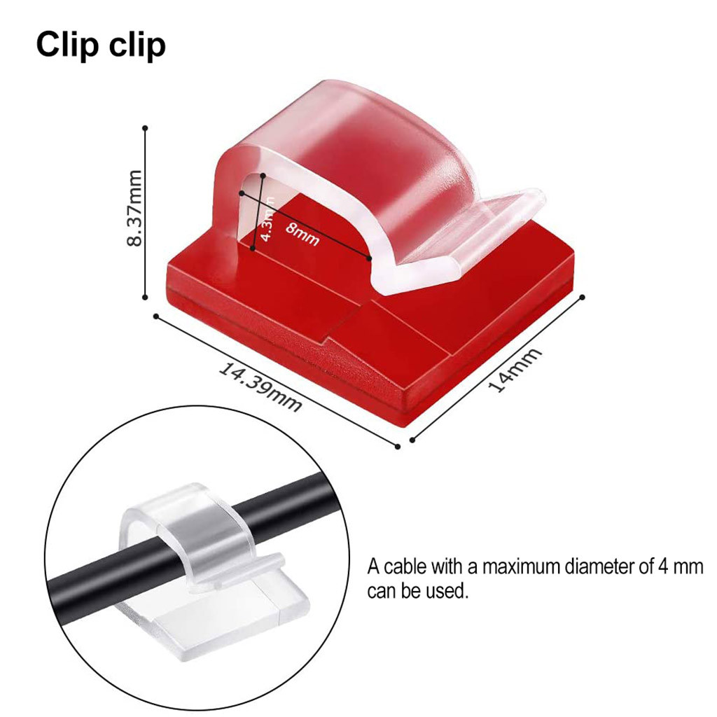 50pcs Cable Organizer Clips Ca – обзор и цена Cable Staple Clip