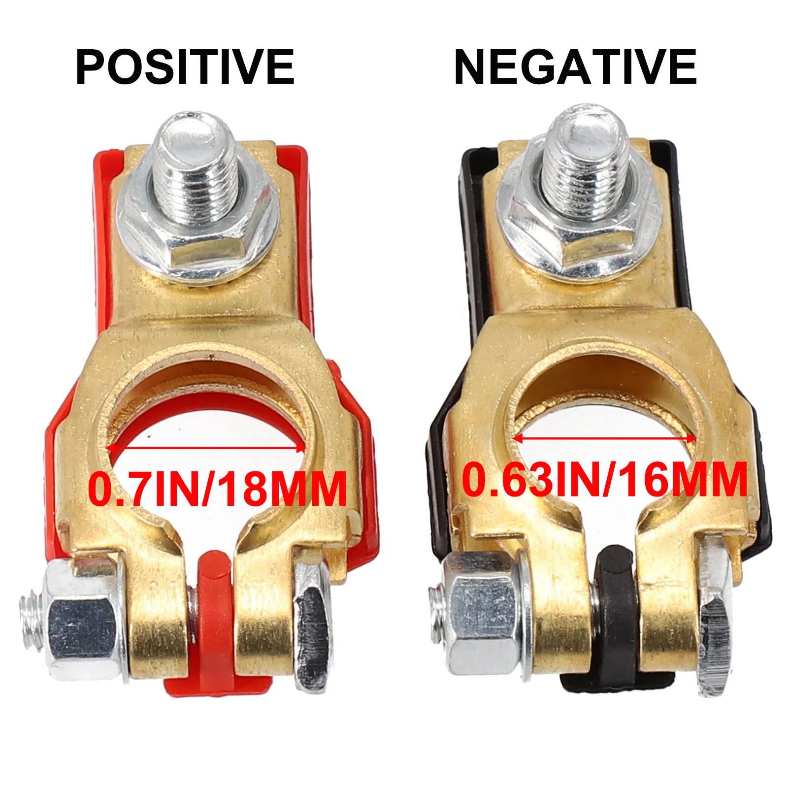 2Pcs Automotive Battery Termin – обзор и цена Cable Staple Clip