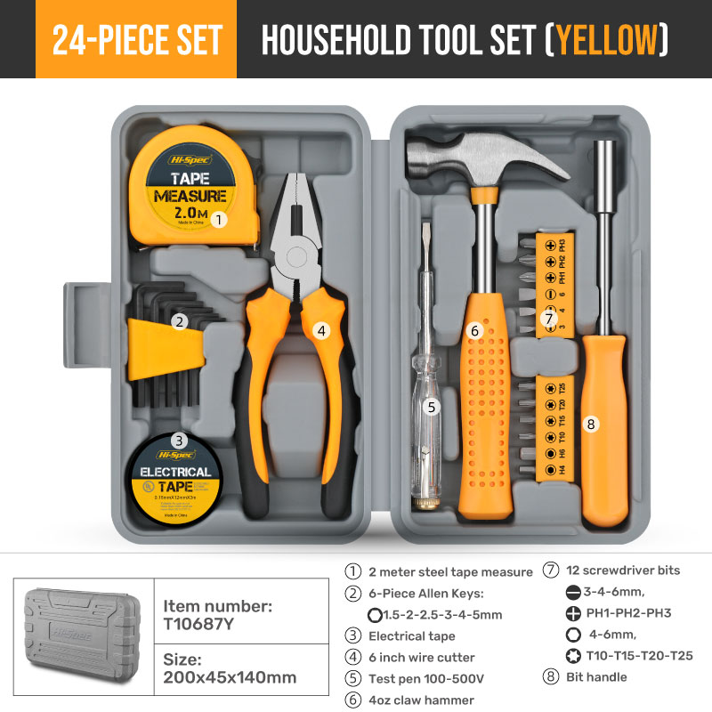 24-Piece Compact Home & Office – обзор и цена Home Improvement And Diy