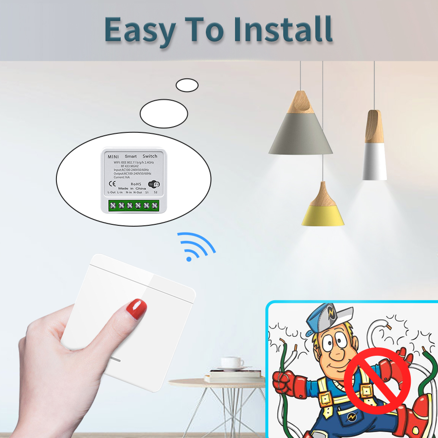 16A Tuya WiFi DIY Smart Switch – обзор и цена Home Improvement And Diy