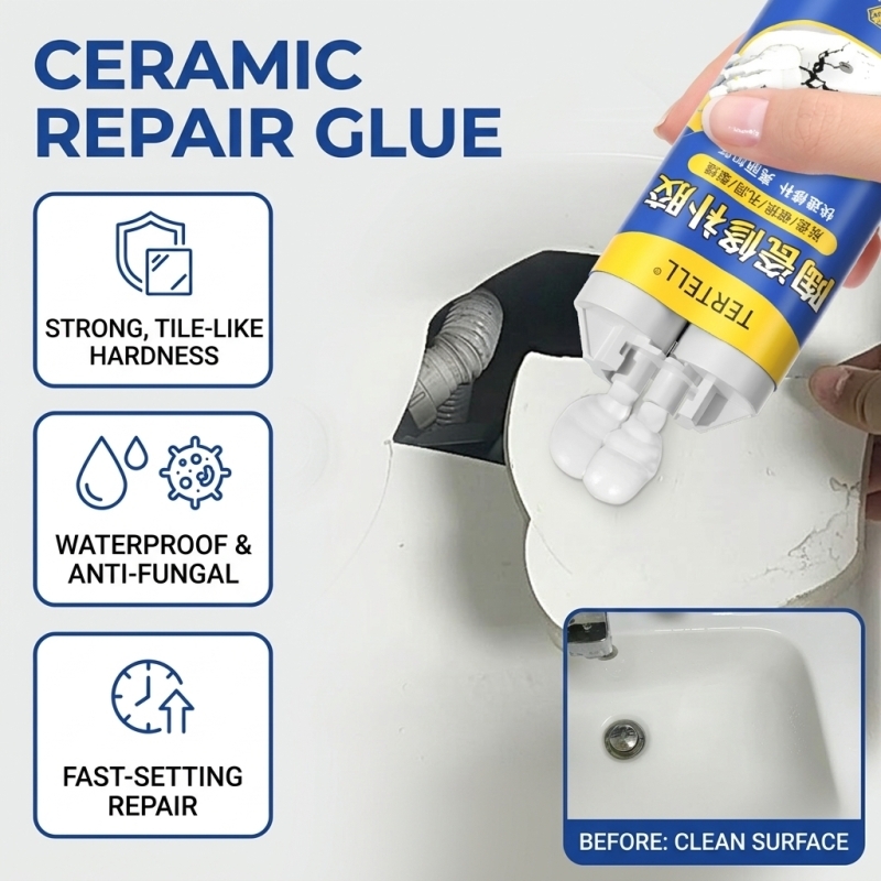 White Ceramic Crack Repair Adh – обзор и цена Tile Grout Repair