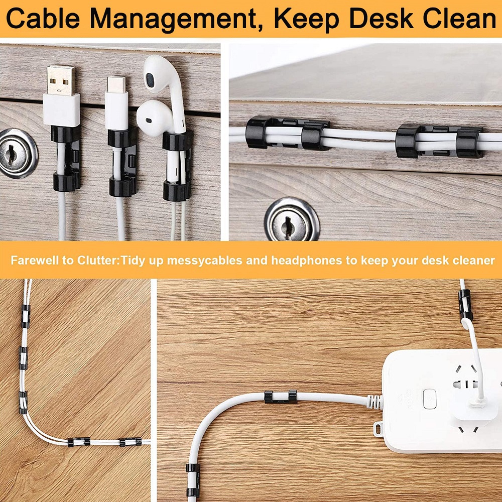 Self Adhesive Cable Management – обзор и цена Cable Staple Clip