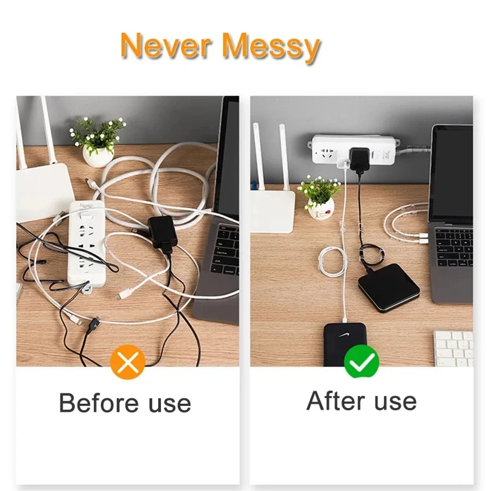 Self Adhesive Cable Management – обзор и цена Cable Staple Clip